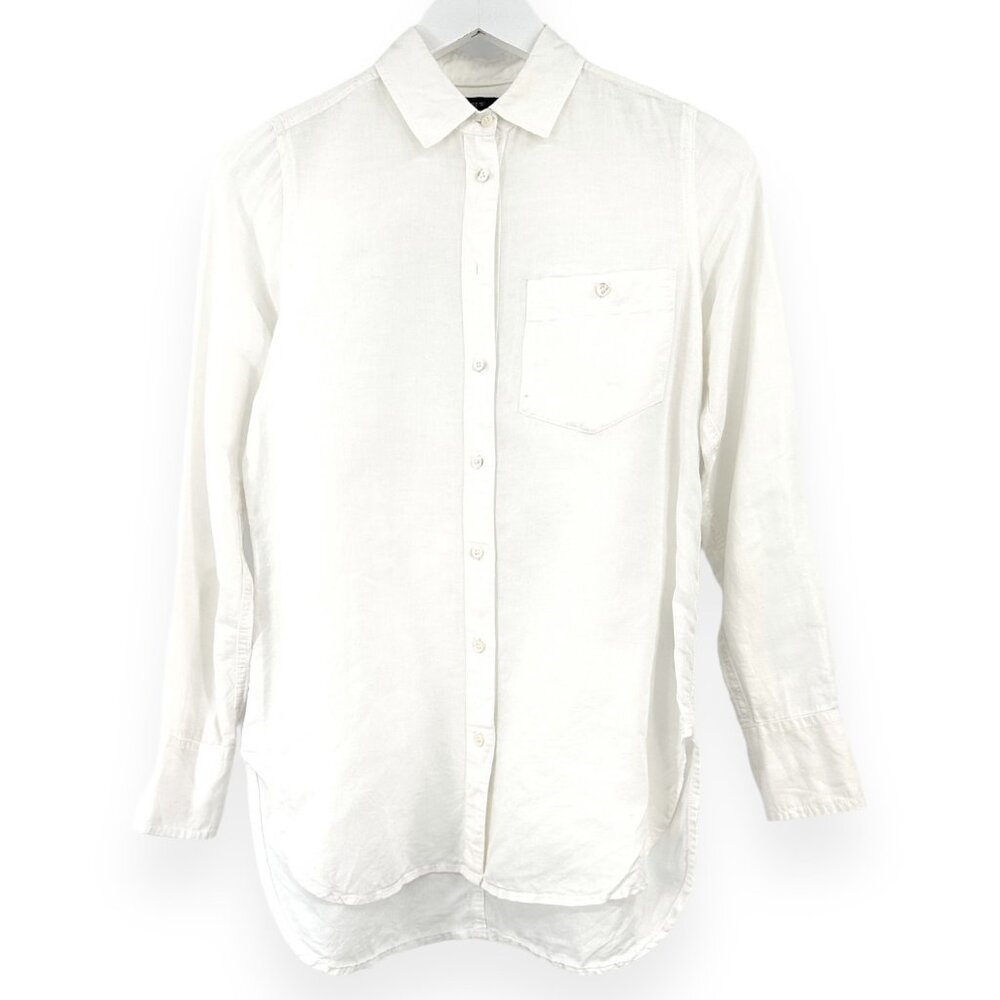 J. Crew White Button Down Shirt